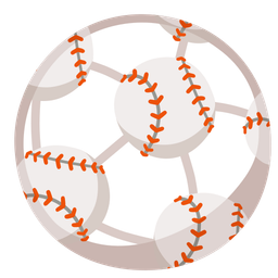 baseball and soccer ball