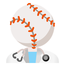 baseball and stethoscope