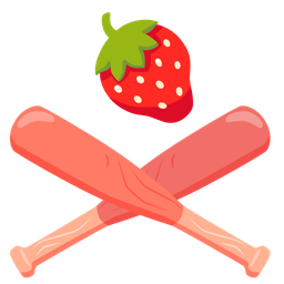 baseball and strawberry