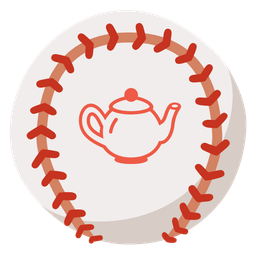 baseball and teapot