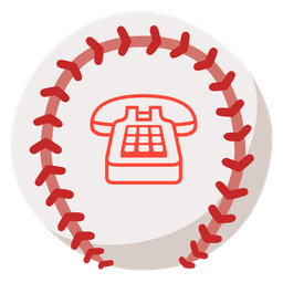 baseball and telephone