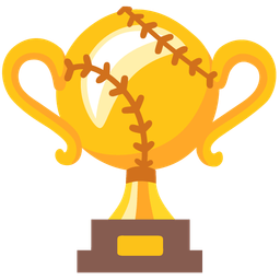 baseball and trophy