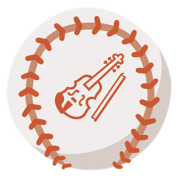 baseball and violin