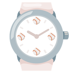 baseball and watch