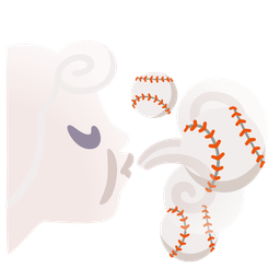 baseball and wind face