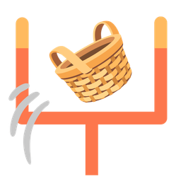 Basket and American football