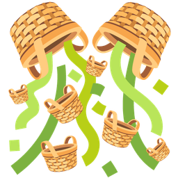 Basket and Confetti ball