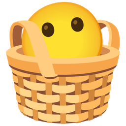 basket and face without mouth