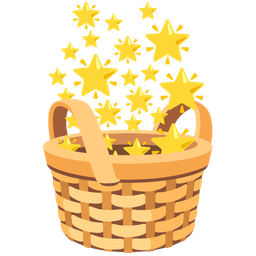 Basket and Glowing star
