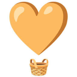basket and heart exclamation
