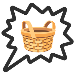 basket and right anger bubble