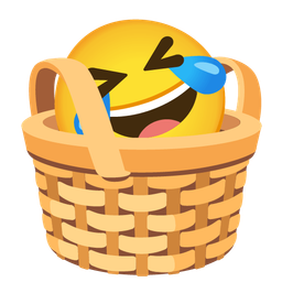 Basket and Rolling on the floor laughing