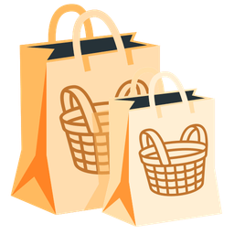 Basket and Shopping bags