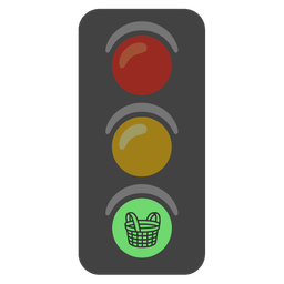 Basket and Vertical traffic light