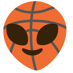 basketball and alien