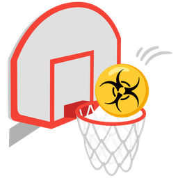 basketball and biohazard