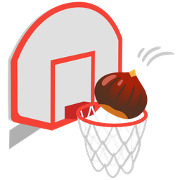 basketball and chestnut