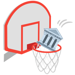 basketball and classical building