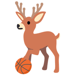 basketball and deer