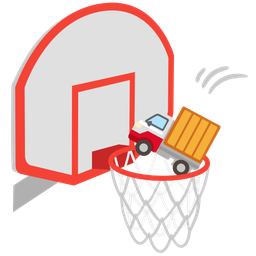 basketball and delivery truck