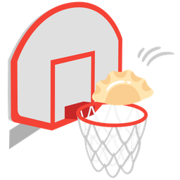 basketball and dumpling