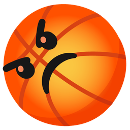 basketball and enraged face
