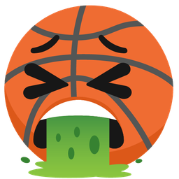 basketball and face vomiting