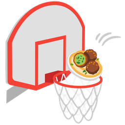 basketball and falafel