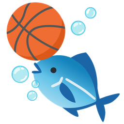 basketball and fish
