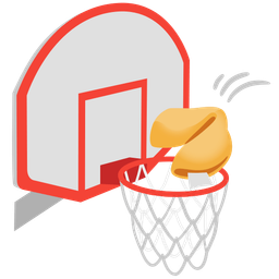 basketball and fortune cookie