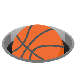 basketball and hole