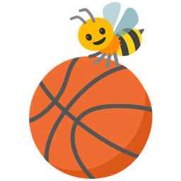basketball and honeybee
