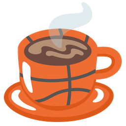 basketball and hot beverage