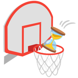 basketball and hourglass not done