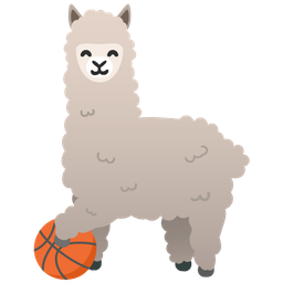 basketball and llama