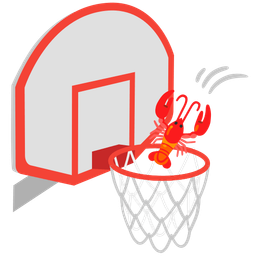 basketball and lobster
