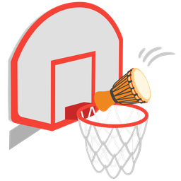 basketball and long drum