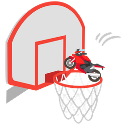 basketball and motorcycle