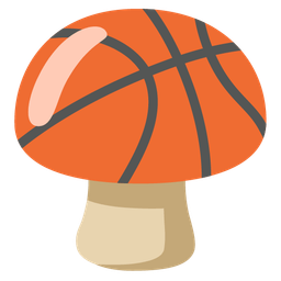 basketball and mushroom