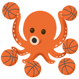 basketball and octopus