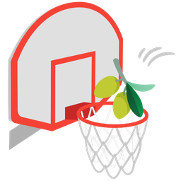 basketball and olive