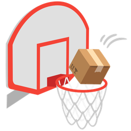 basketball and package