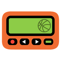 basketball and pager
