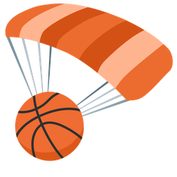 basketball and parachute