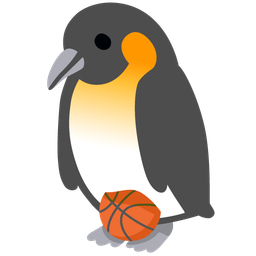 basketball and penguin