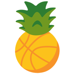 basketball and pineapple