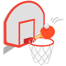 basketball and ping pong