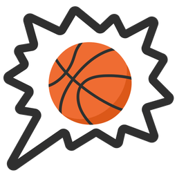 basketball and right anger bubble