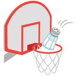 basketball and salt