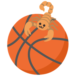 basketball and scorpion